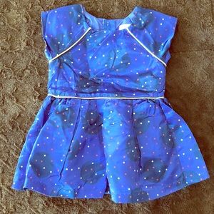 Blue toddler dress